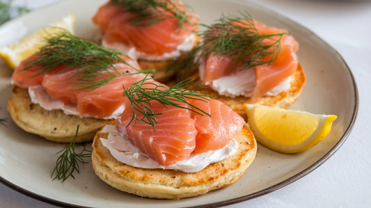 Glutenvrije Blini's met Zalm en Dille