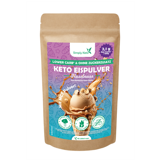 Simply Keto Hazelnut Ice Cream Powder