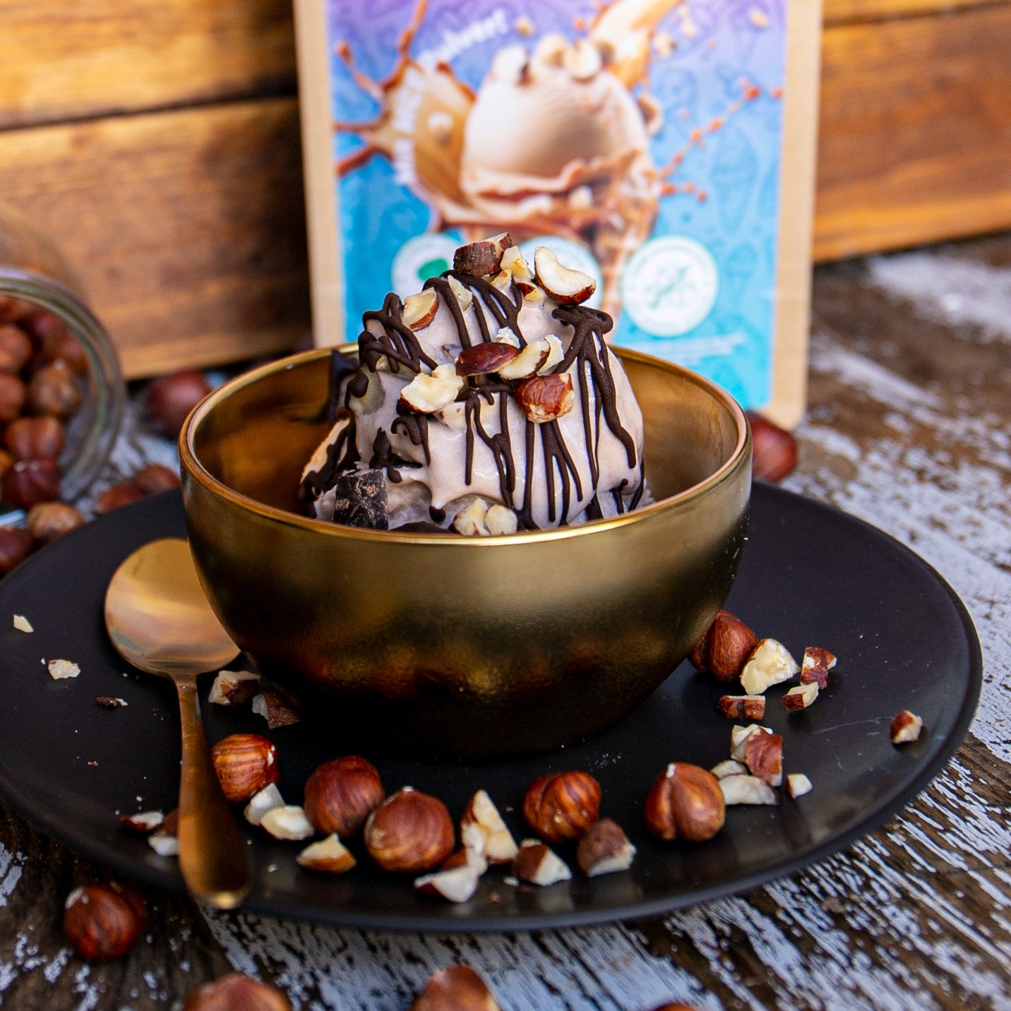 Poudre de crème glacée à la noisette Simply Keto