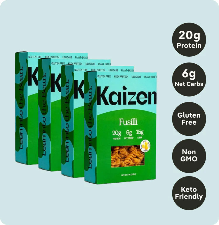 Fusilli Kaizen à faible teneur en glucides