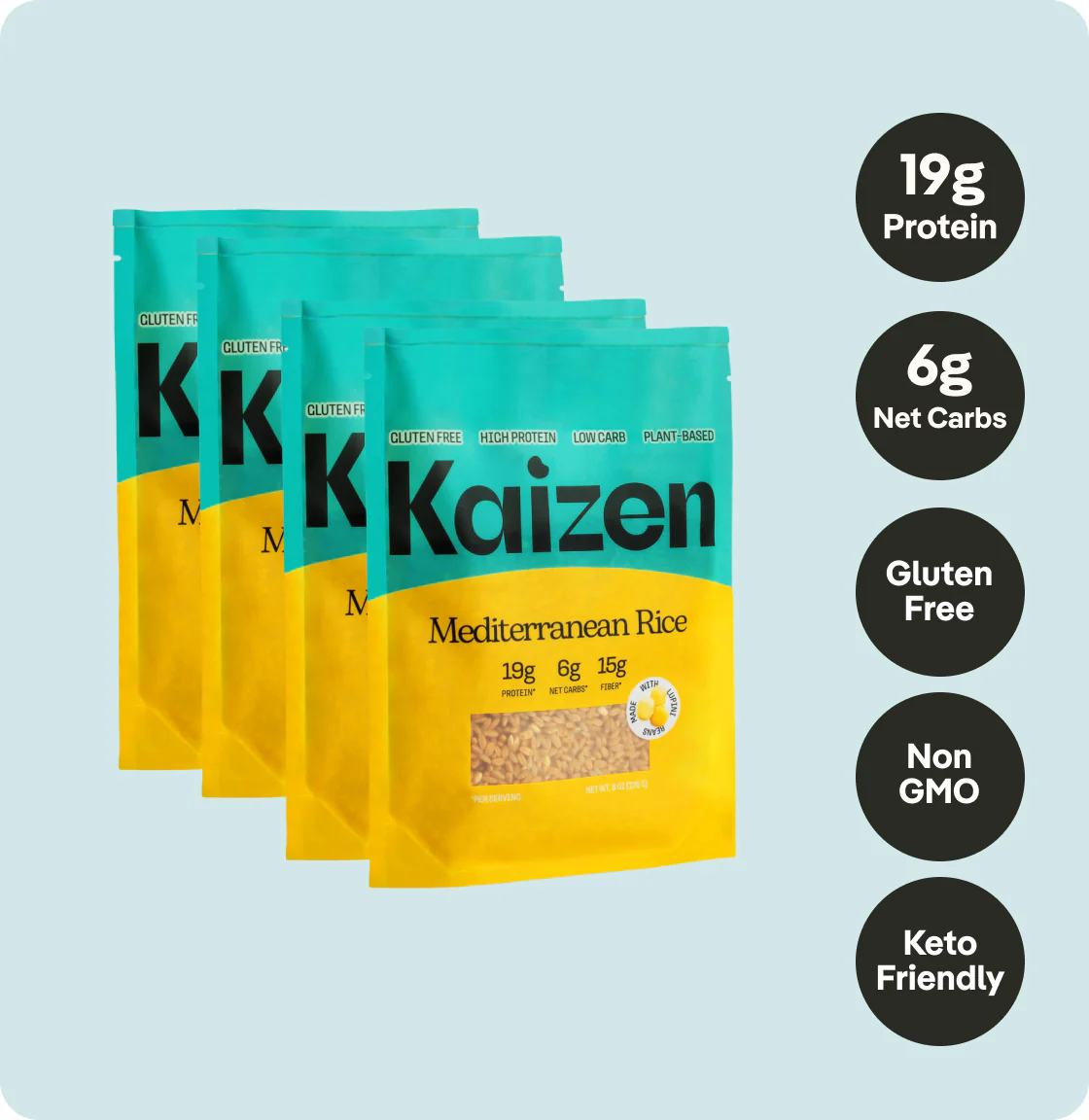 Riz méditerranéen à faible teneur en glucides Kaizen