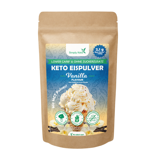 Poudre de crème glacée à la vanille Simply Keto