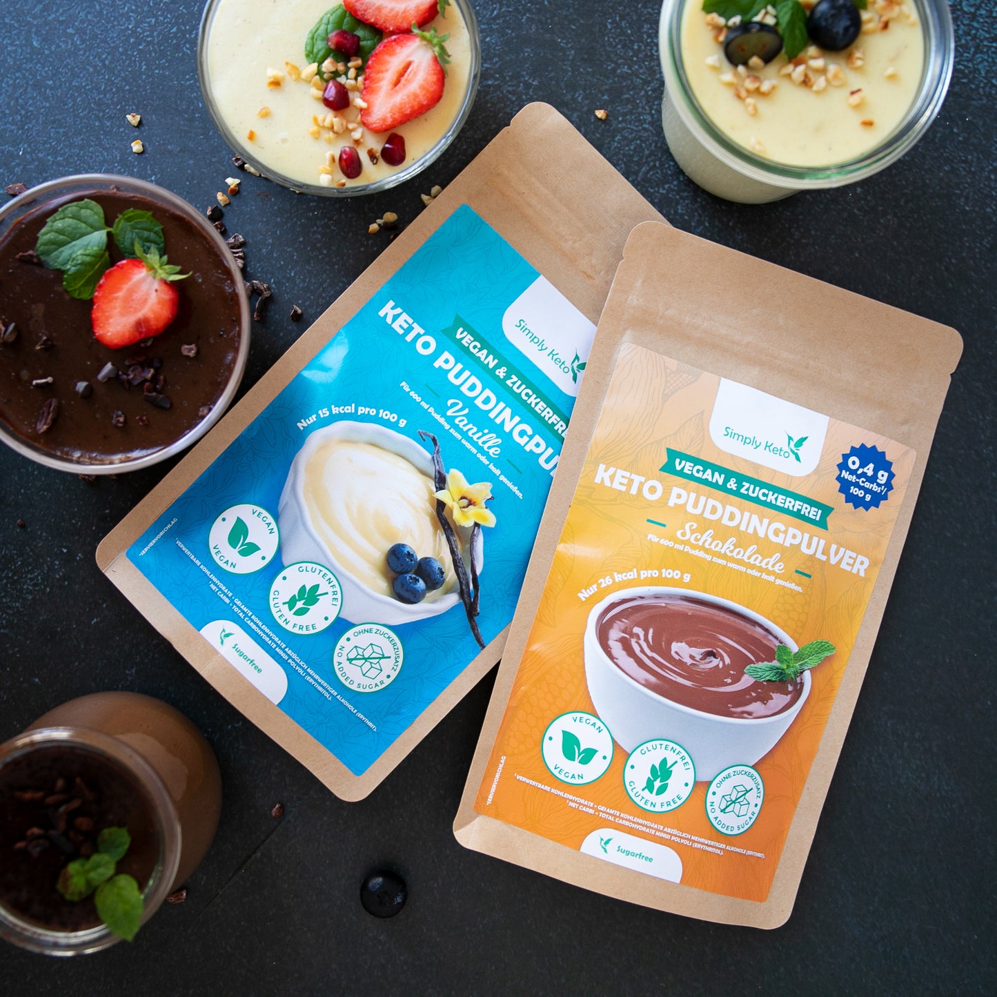 Poudre de pouding à la vanille Simply Keto