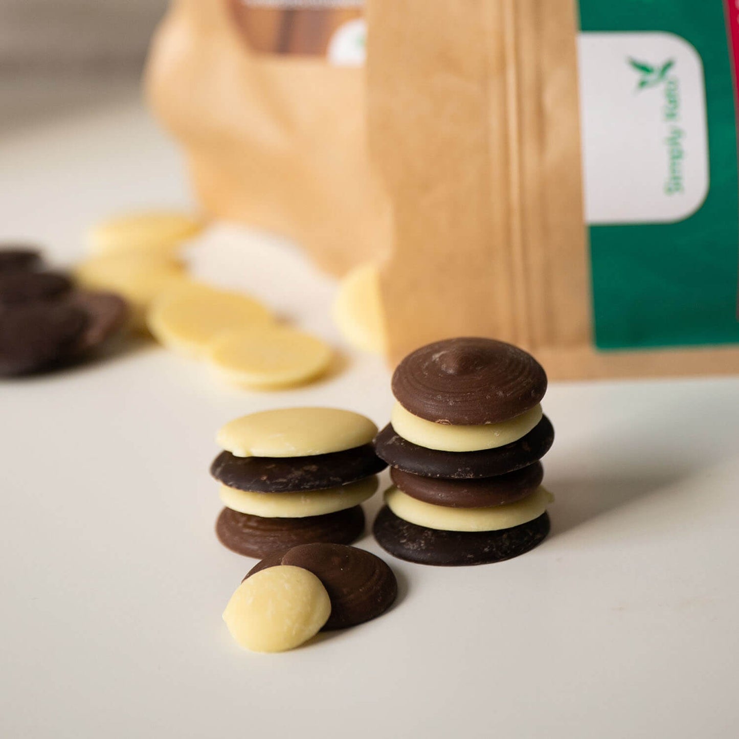 Gouttes de chocolat au lait entier Simply Keto