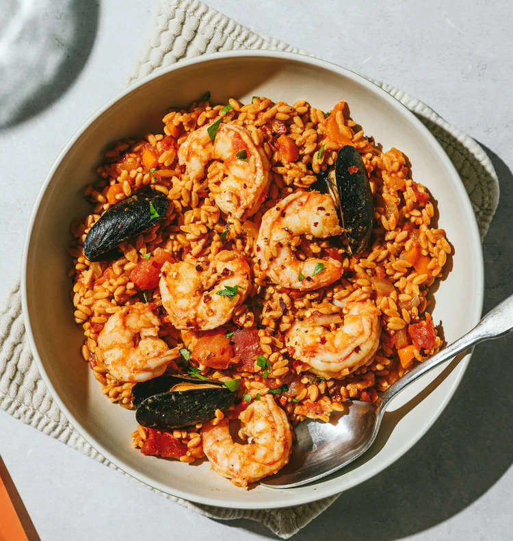 Riz espagnol à faible teneur en glucides Kaizen