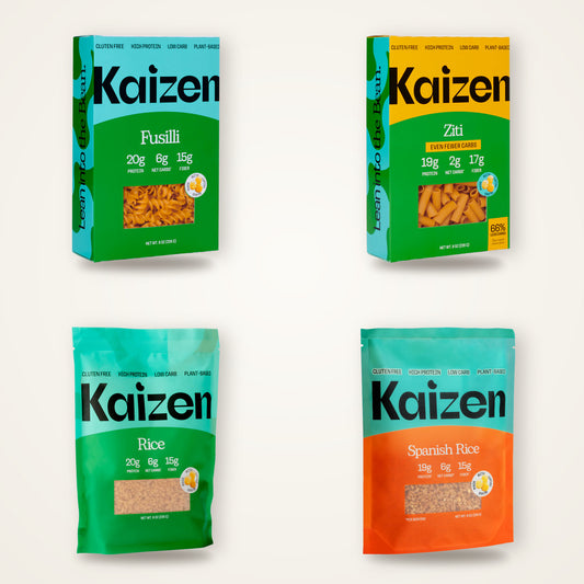 Les 4 variétés du colis découverte Kaizen