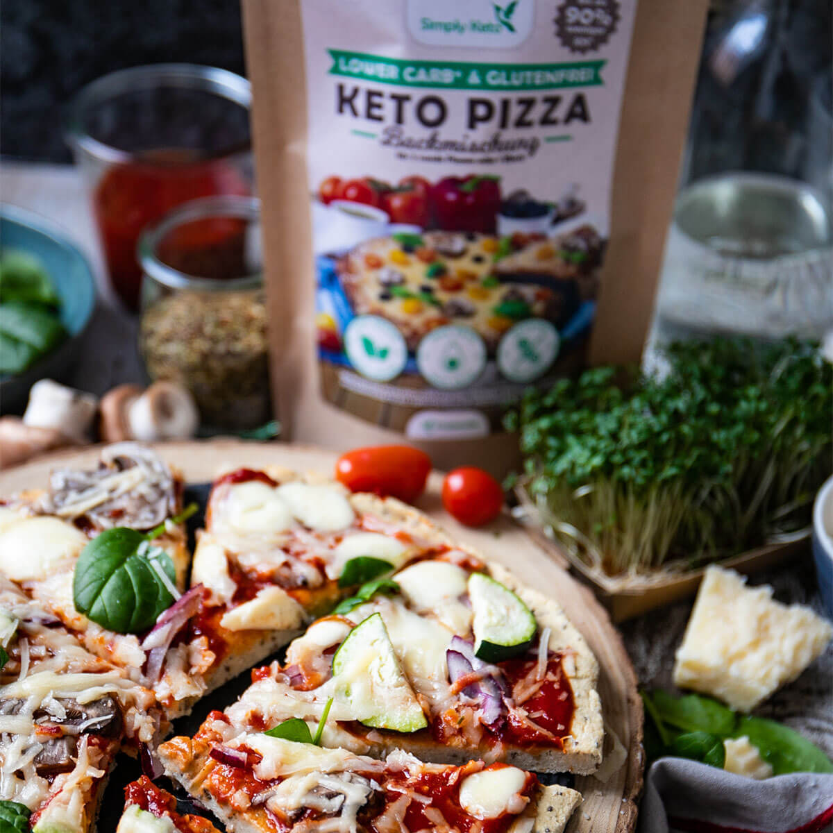Simply Keto - Keto Pizza Bakmix