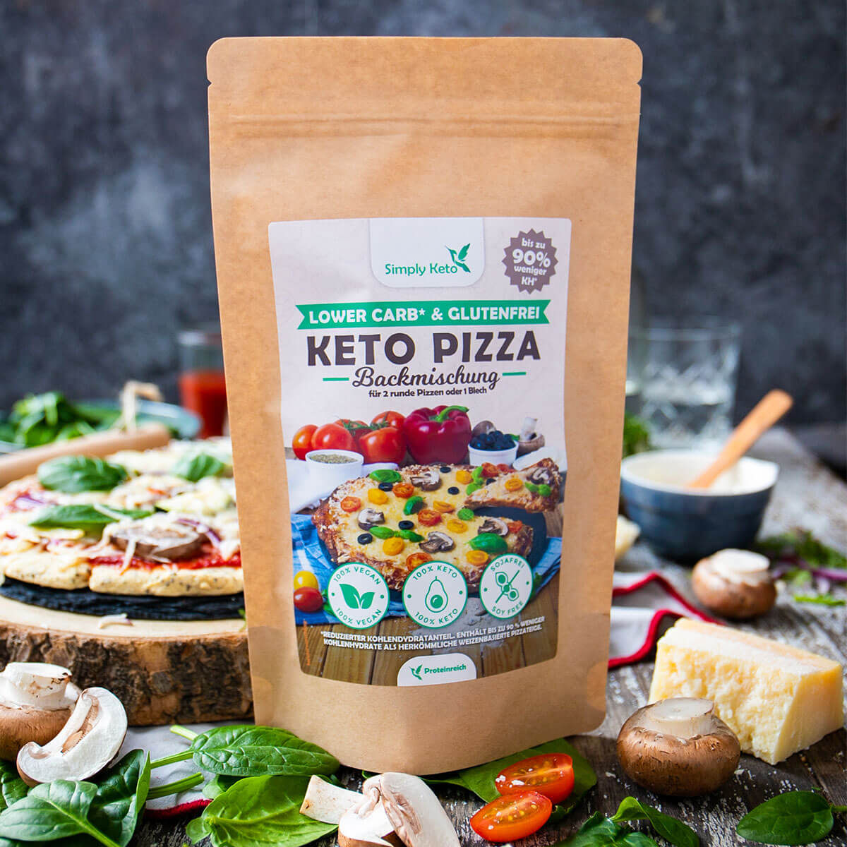 Simply Keto - Keto Pizza Bakmix