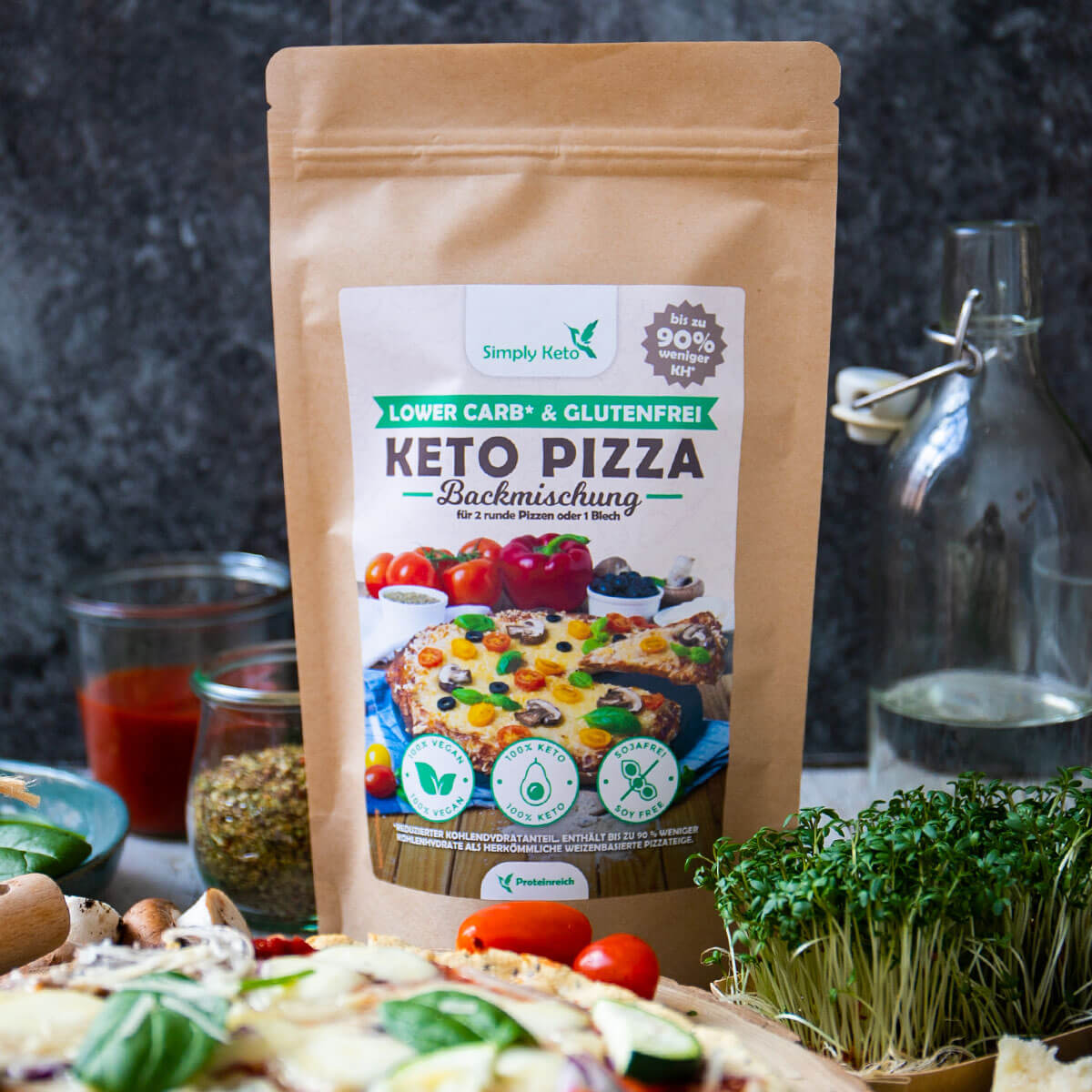 Simply Keto - Keto Pizza Bakmix