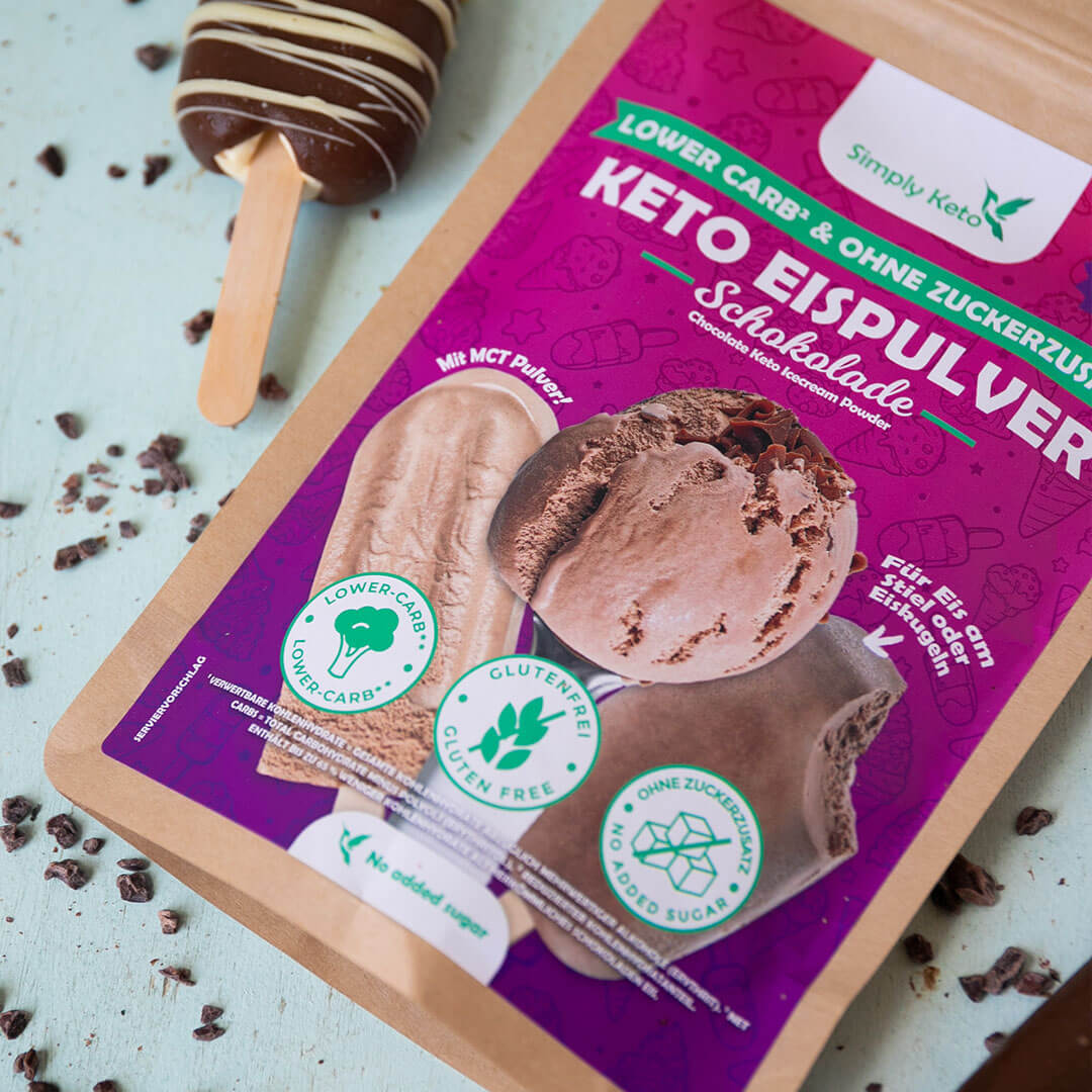 Poudre de crème glacée au chocolat Simply Keto