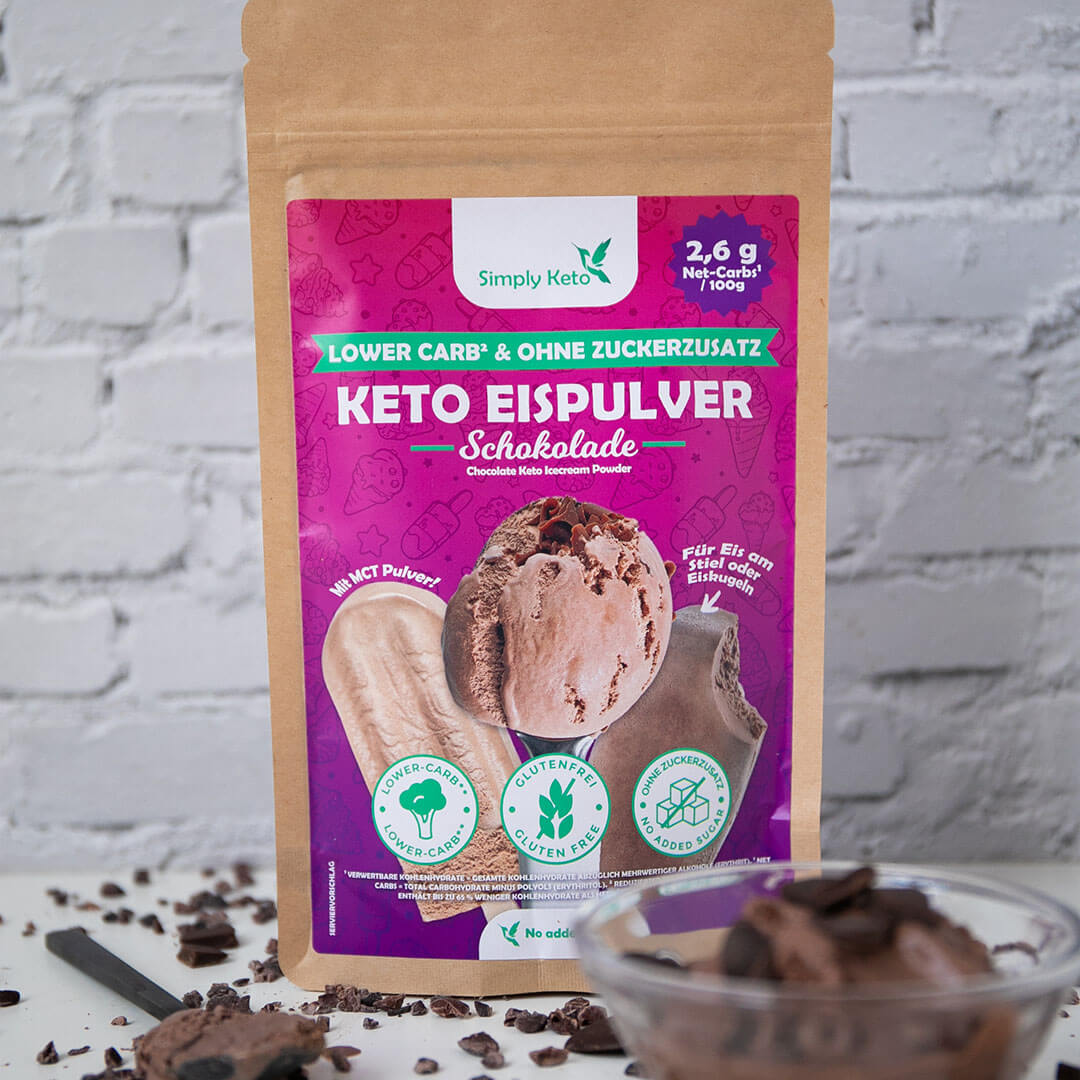 Poudre de crème glacée au chocolat Simply Keto