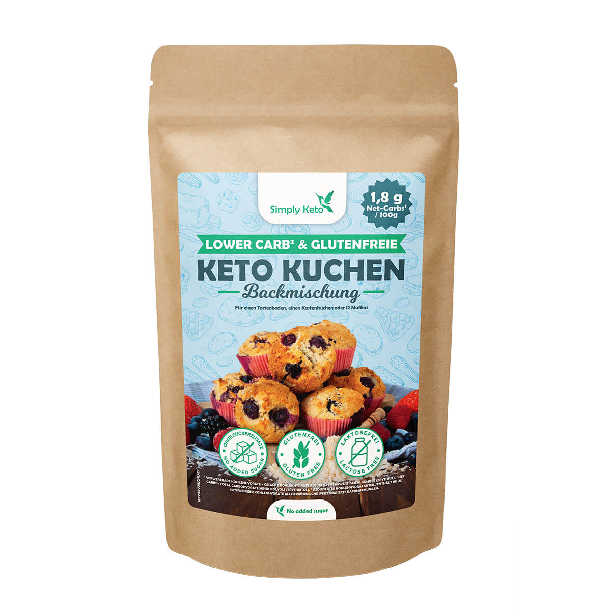 Préparation pour gâteaux, muffins et biscuits Simply Keto (sans lactose)