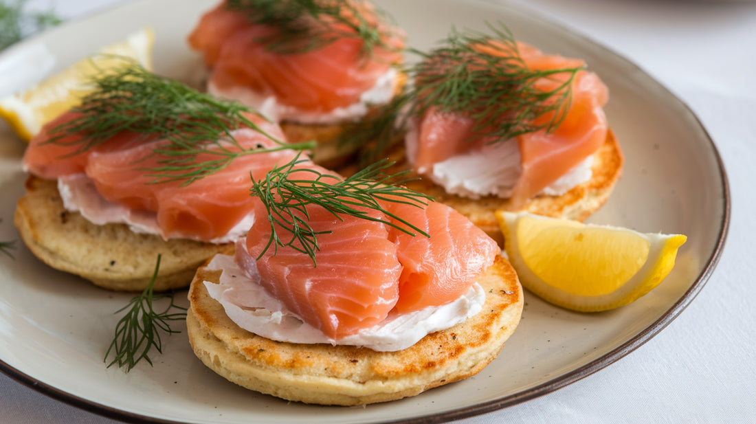 Glutenvrije Blini's met Zalm en Dille