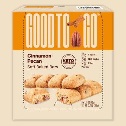 Good To Go Cinnamon Pecan Snack Bar