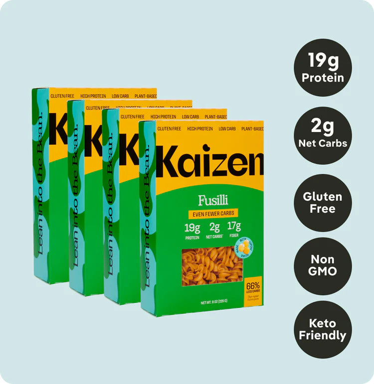 Kaizen Fusilli: Even fewer carbs