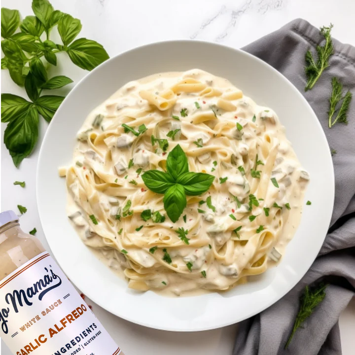 Yo Mama's Roasted Garlic Alfredo Sauce