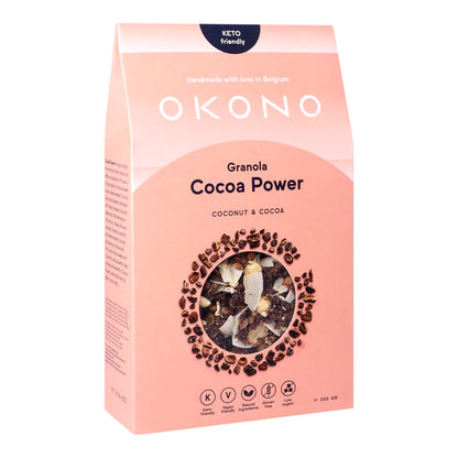 Okono Granola Cocoa Power - Noix de coco et cacao