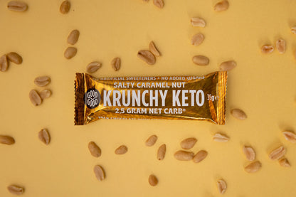 Good Good Krunchy Keto Bar - Salty Caramel Nut