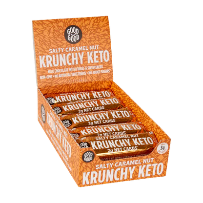 Good Good Krunchy Keto Bar - Salty Caramel Nut