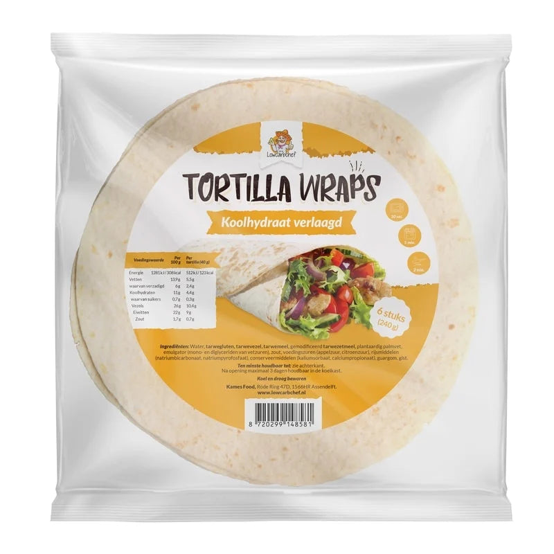 Lowcarbchef - Tortilla wraps 