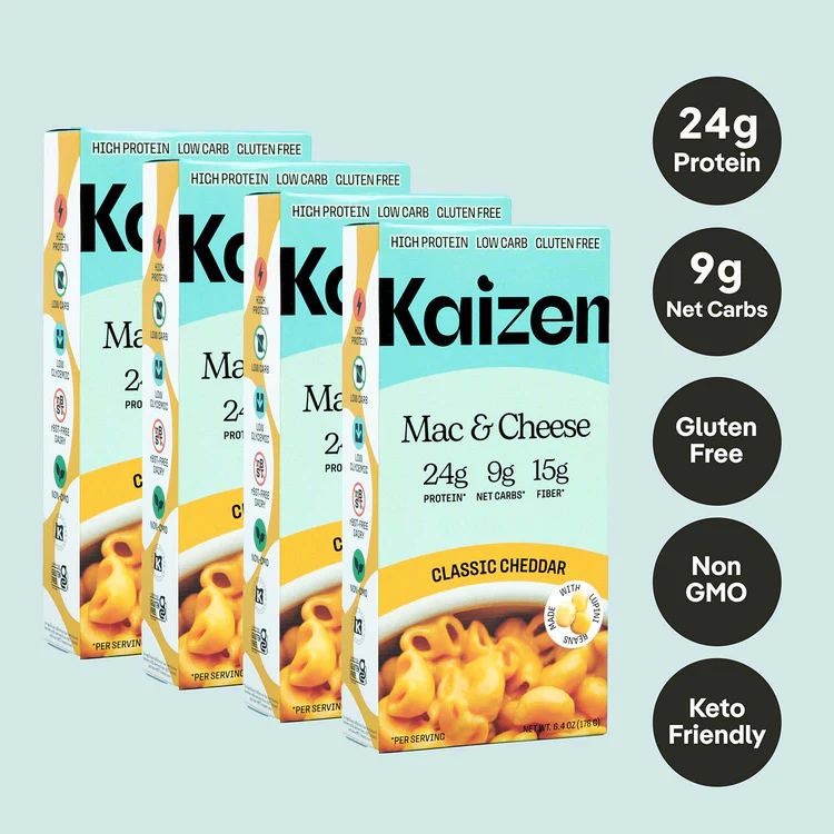 Kaizen Low Carb Classic Cheddar Mac & Cheese