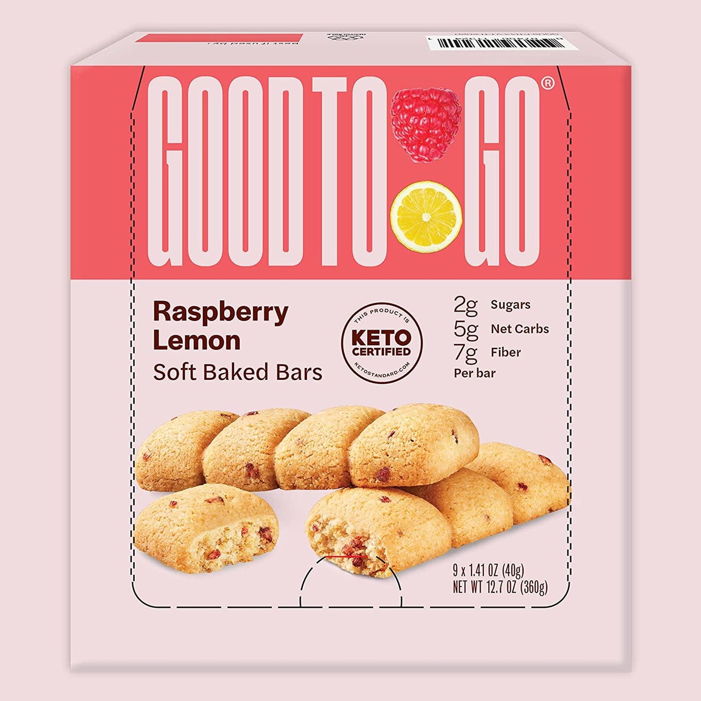 Good To Go Raspberry Lemon Snack Bar