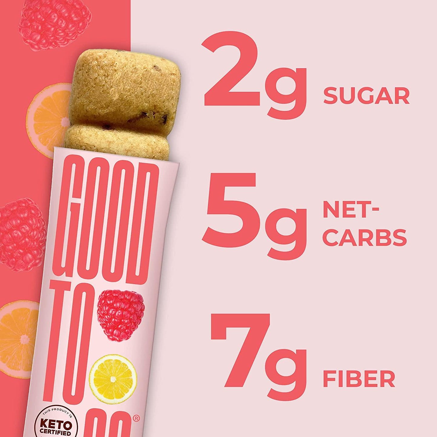 Good To Go Raspberry Lemon Snack Bar