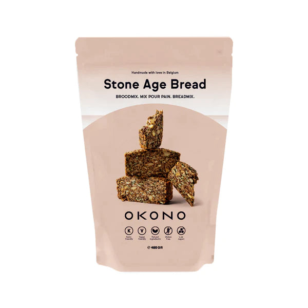 Okono Stone Age Bread - Keto Bread Mix nuts and seeds