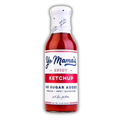 Ketchup épicé non sucré de Yo Mama