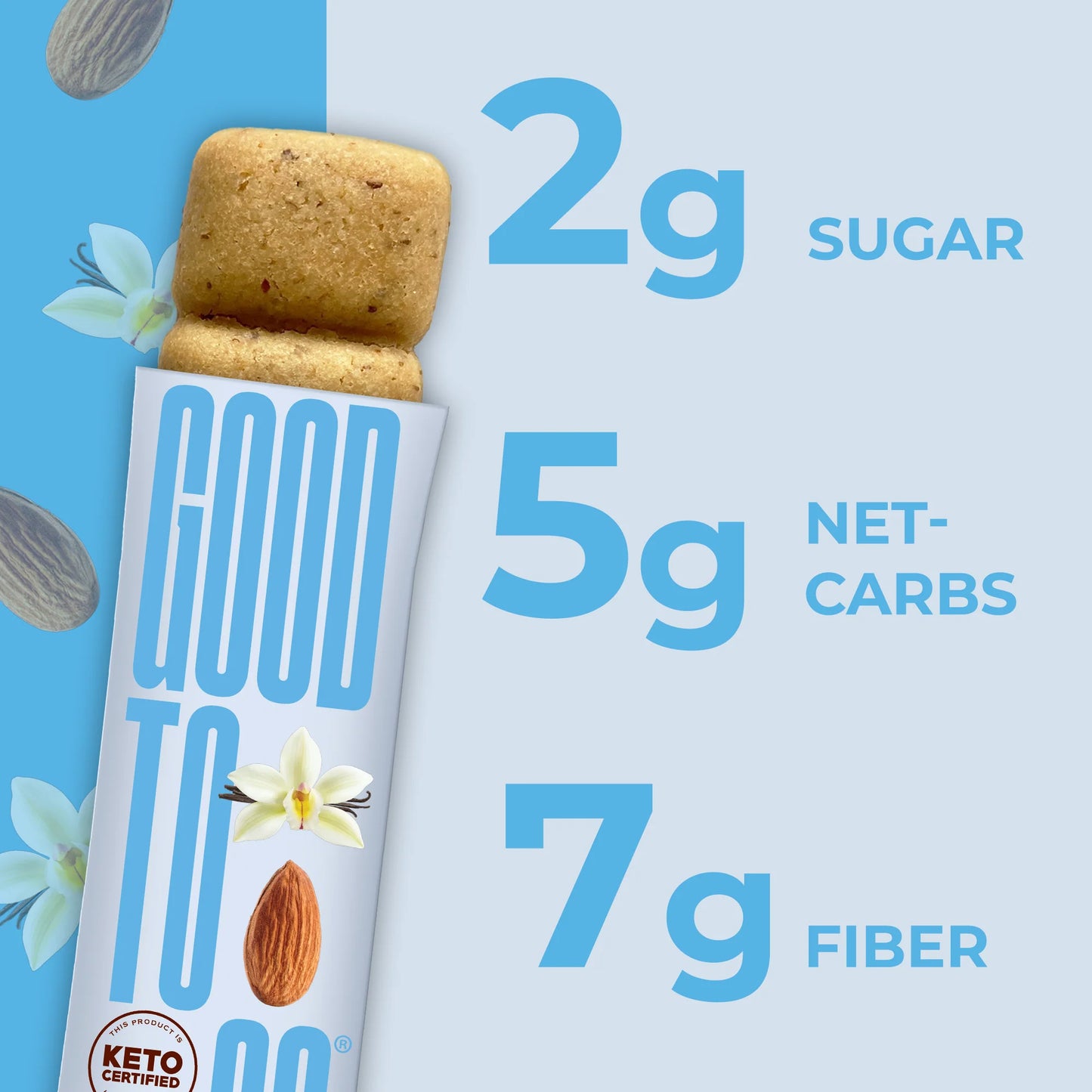 Good To Go Vanilla Almond Snack Bar