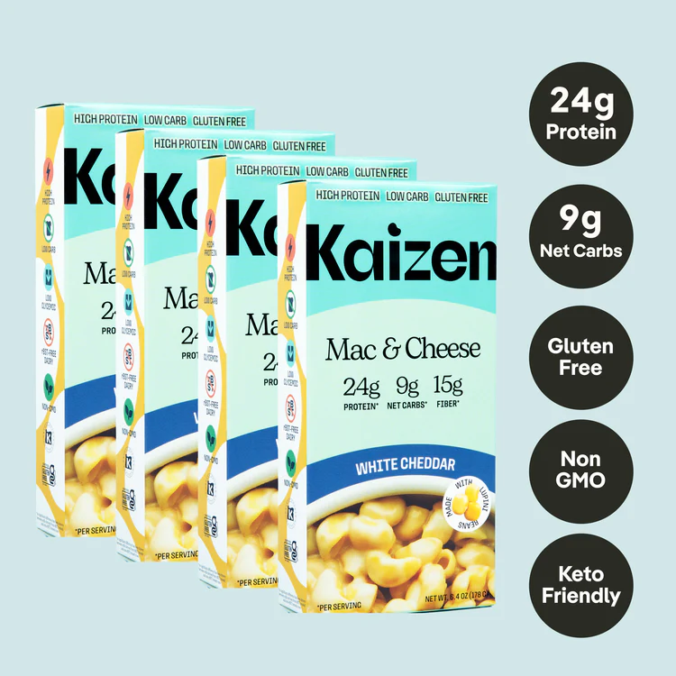 Kaizen Low Carb White Cheddar Mac & Cheese