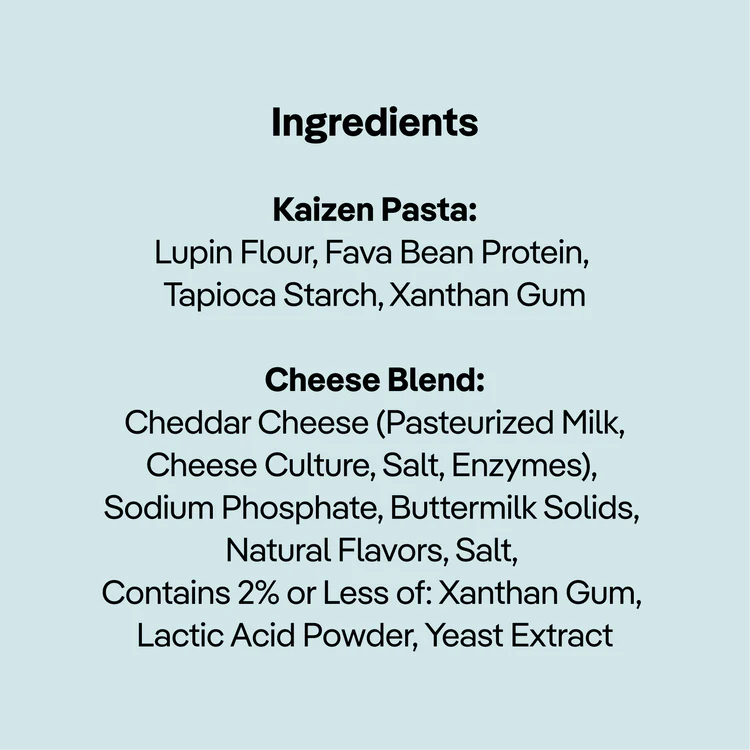 Kaizen Low Carb White Cheddar Mac & Cheese