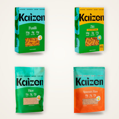 De 4 soorten in het Kaizen proefpakket