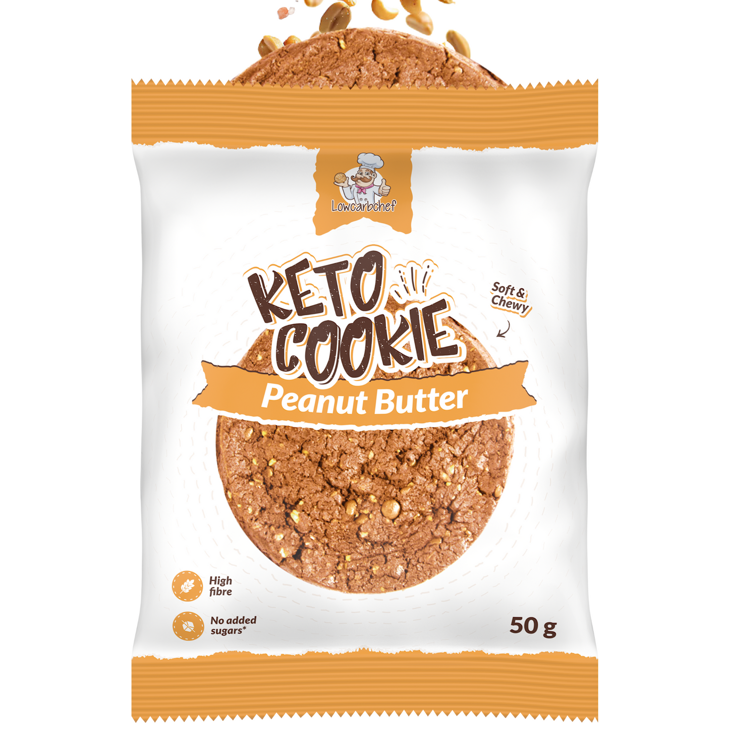 Lowcarbchef - Keto Soft Cookie Peanut Butter